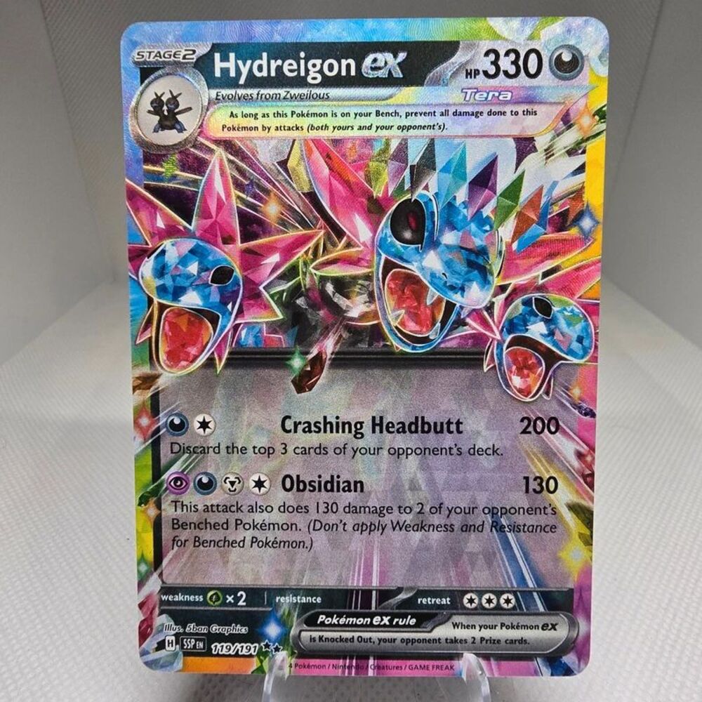 hydreigon ex 119 pokemon surging sparks
